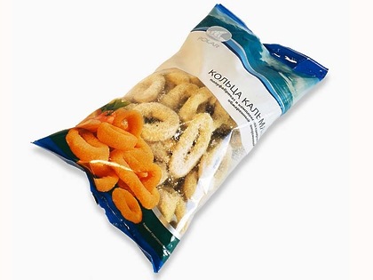 Кальмар кольца в панировке
